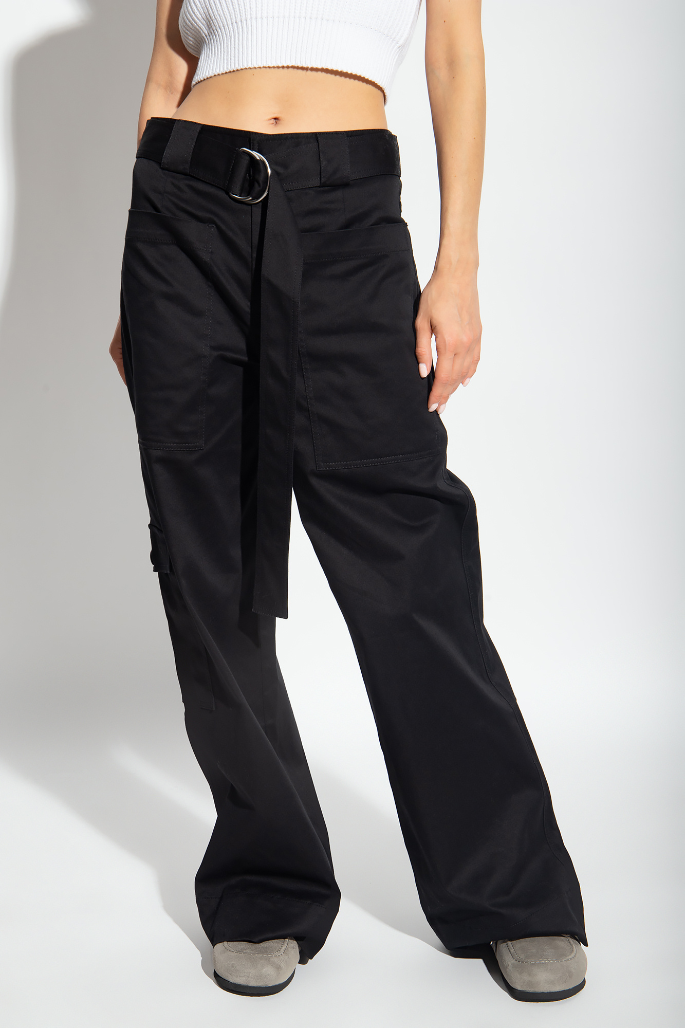 Black Cotton cargo trousers Proenza Schouler White Label Vitkac GB